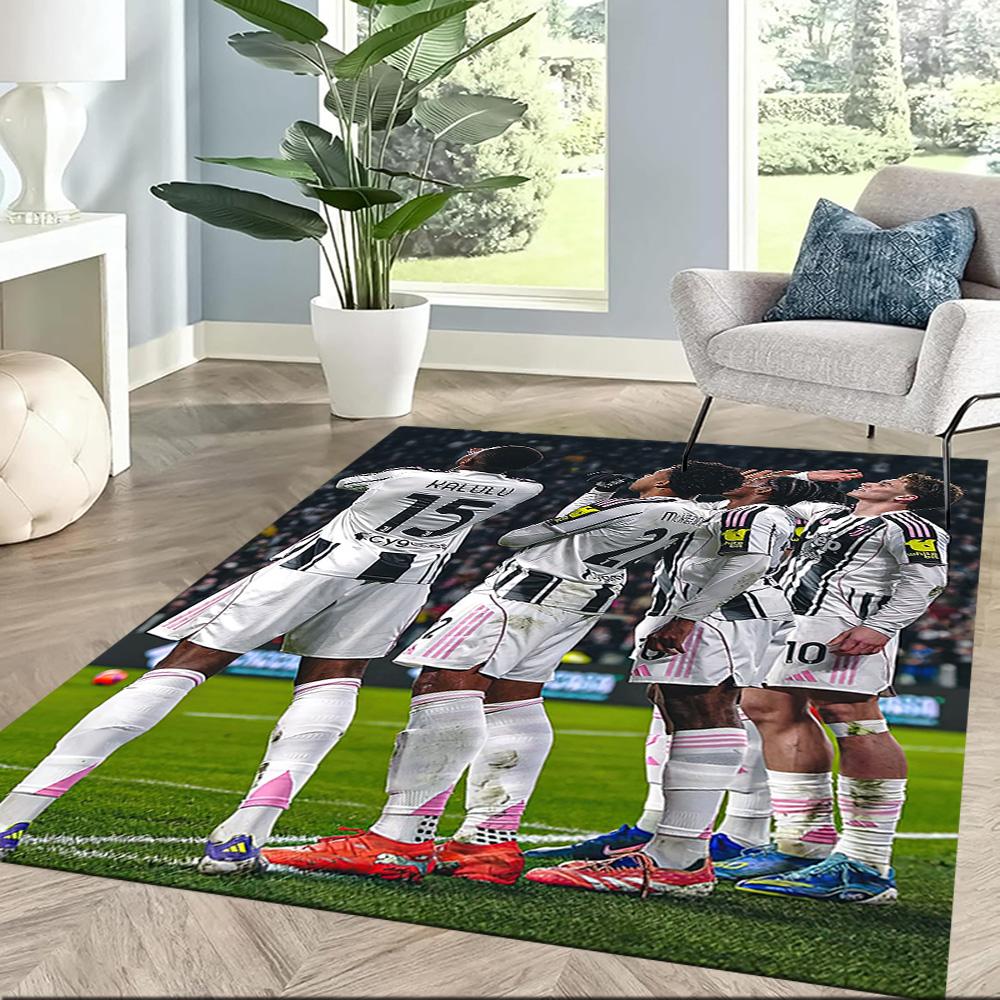 Juventus Carpet Perfect For Outdoor Dining Room Living Rooms Foyer Antislip Rug Anime Office Decor Perfect Gift For Friends Family