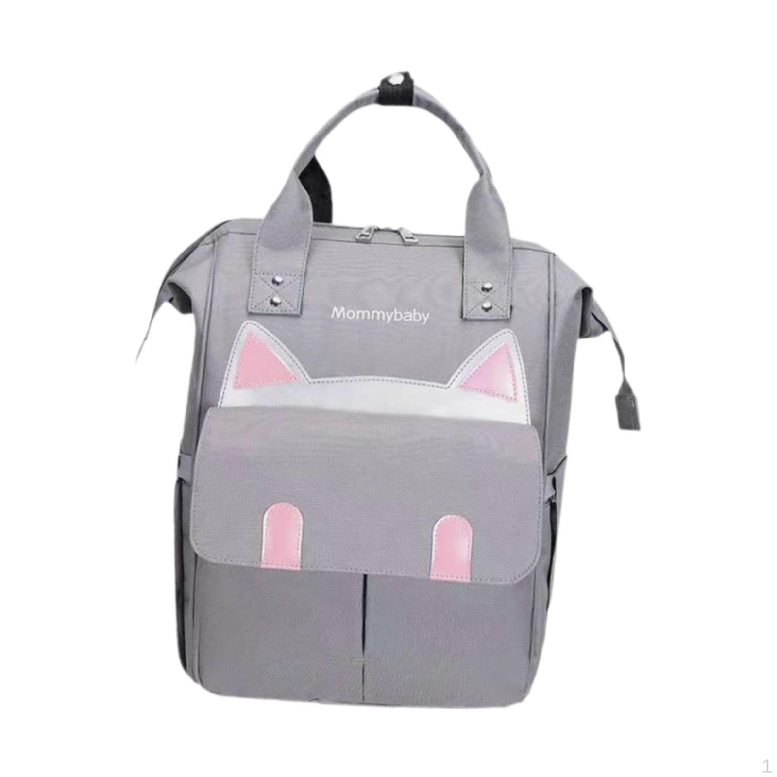 

Сумка для детских пеленок, рюкзак, большой, для мамы, папы, для походов в детскую комнату на открытом воздухе серый