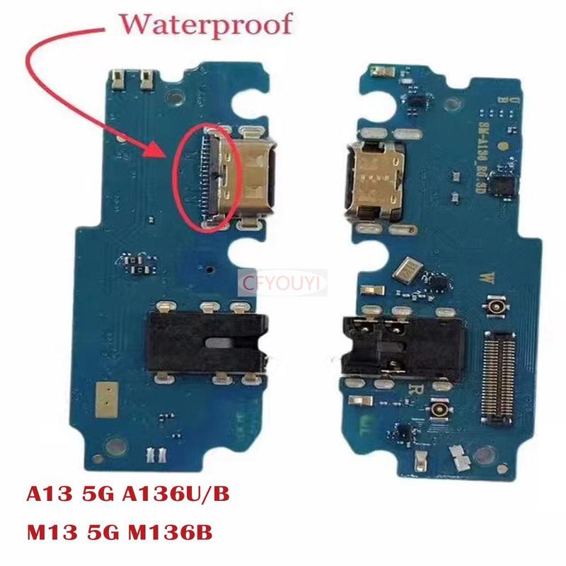 For Samsung A13 4G A135/ A13 5G A136 / A13S A137F Charging Board Module Ports USB Charger Port Jack Dock Connector Flex Cable