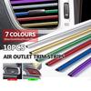 10 Stücke 20 cm Auto Klimaanlage Steckdose Dekorative U Form Formleiste Dekor Streifen Auto Styling Auto Türkante Eckenschutz