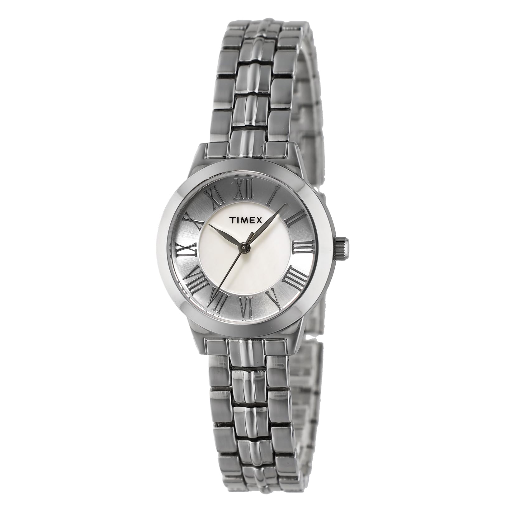 

TIMEX Main Street Watch, Quartz Movement, 3 ATM Water Resistance, Mineral Glass, Silver Dial, TW2Y38400, Women s [Authentic]