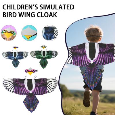 Cape Soft And Flexible Headwear Cosplay Costume Party And Dress Up COSplay Decorated Bird Cape