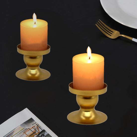 Praktischer romantischer Kerzenständer für Zuhause, eleganter Kerzenhalter aus Metall