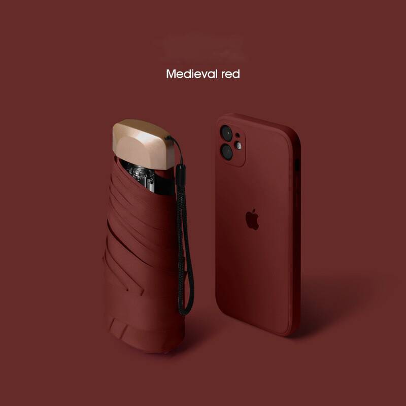 2026 New Mini Capsule Umbrella UV Protection UV Protection Small Pocket Rain Umbrella Ultra Light Dual Use Umbrella