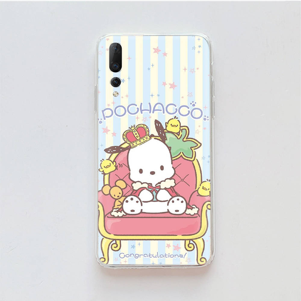 Transparent Case for Samsung A04 A14 A23 M33 M53 Realme 10 9 C35 C55 VIVO X80 Infinix Hot 30 Note 11 Tecno Spark 8P Pro L-27 Pochacco