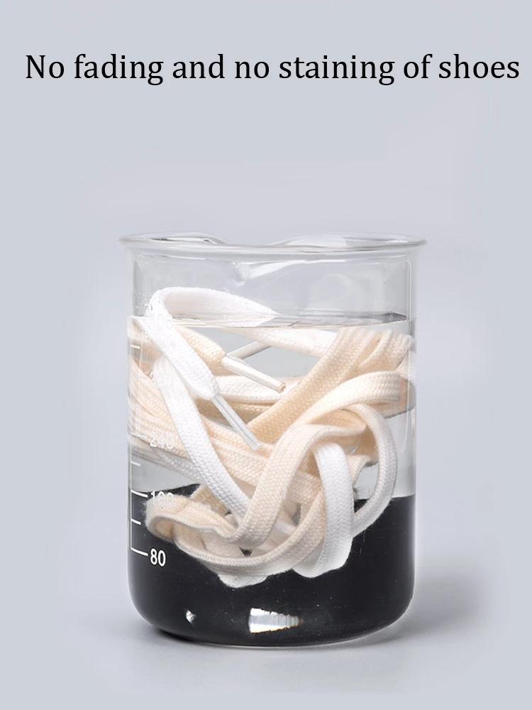 1Pair Pure Cotton Shoelaces Flat Black White Beige Casual Small White Canvas Sneakers 100/120/140/160cm Unisex