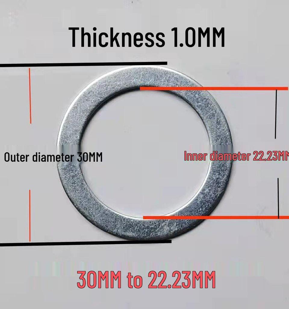 Angle Grinder Saw Blade Reducing Ring: 20mm To 16mm & 22mm To 25.4mm Washer