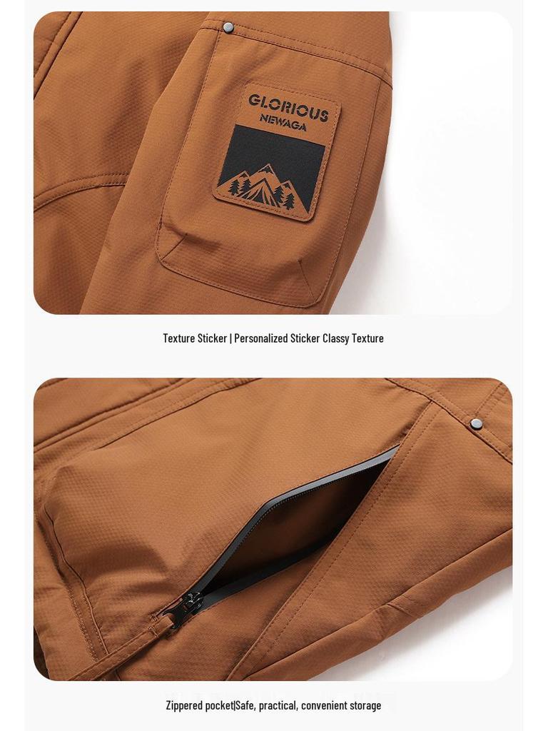 Men's Winter Thickened Down Jacket: Trendy, High-End Workwear for Cold Weather