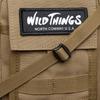 Wild Things Shoulder Bag with Key Hook and Flap Military Beige WT-380-3008 Pocket,