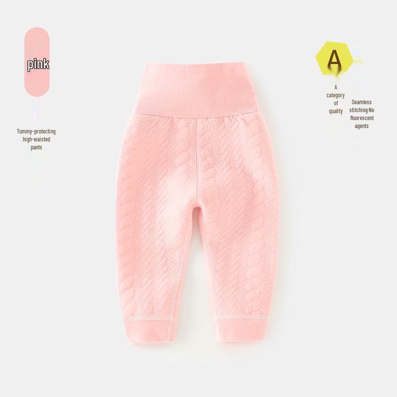 Unisex Baby Quilted Cotton Clothing Set for Spring, Autumn, Winter - Thick, Warm, Temperature Locking