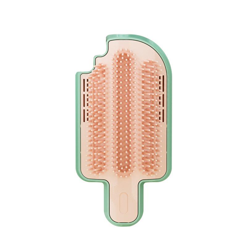 Pet Cat Hair Removal Comb with Catnip Balls & Spring Toys Cat Self Cleaning Scratcher Combs Kitten Pet Massager   Rubbing Brush