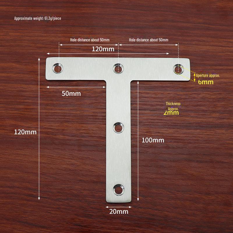 

Соединительный уголок из нержавеющей стали L-образной формы