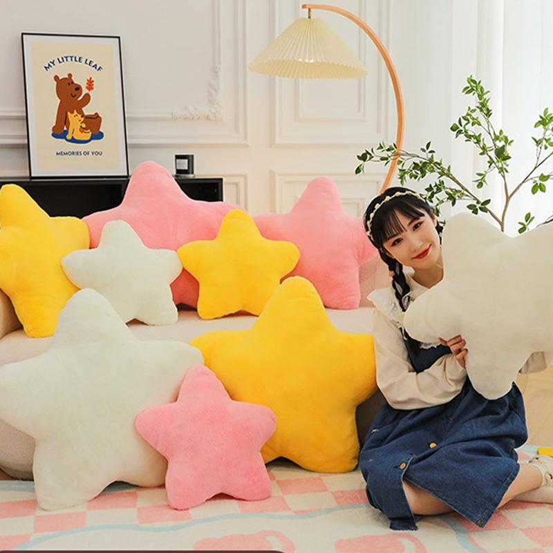 Ins Style Star Pillow Soft And Cute Plush Toy For Sleeping And Decor