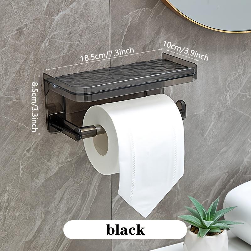 

Glacier Paper Towel Storage Rack, Light Luxury Roll Paper Rack, No Need to Punch Holes, Directly Paste, Suitable for Kitchen, Toilet, Hotel Toilet