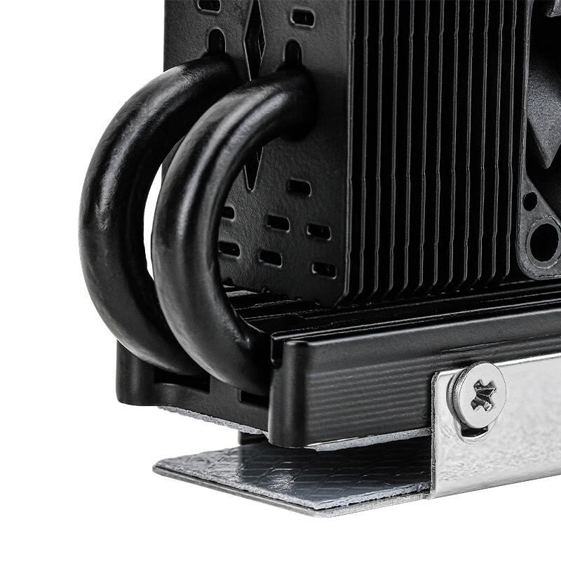 HR-10 2280 PRO Solid State Drive Cooler 4 Heat Pipe Vest For PCI-E5.0 M.2 SSD Cooling Heat Sink With Dual 3010 4PIN PWM Fan