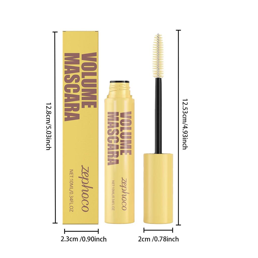 Mascara Lengthening Volumizing Waterproof Sweat Proof Long Lasting Smudge Proof Makeup Holding Curling Thick for Beginner For Eyelash Extension