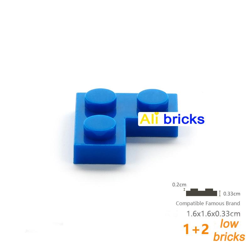 40 Stück Großhandel Zubehör Teile Platte 2x2 Ecke Idee Bausteine 2420 DIY Klassische Blöcke MOC Lernspielzeug Für Kinder