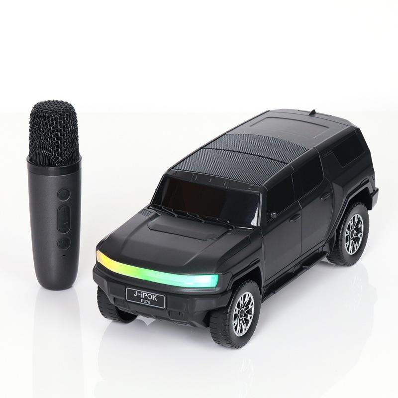 Modello SUV Fuoristrada con Luci Colorate, Subwoofer, Microfono e Altoparlante KTV Integrato P378