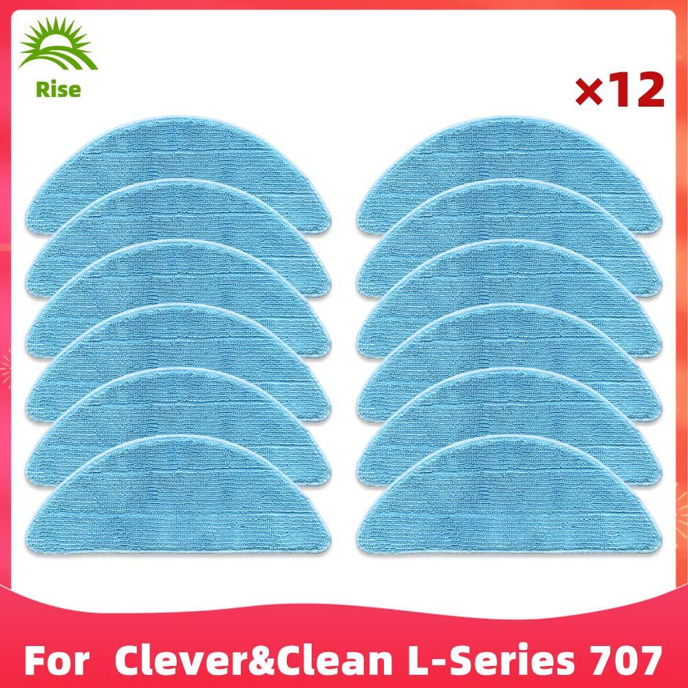 Fit For Clever and Clean L-Series 707 Robot Vacuums Roller Side Brush Hepa Filter Mop Cloths Spare Part Accessory Replacement