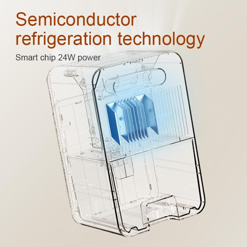 Intelligent Portable Dehumidifier with Deodorizing, Moisture Absorbing Mold Eliminator for Bedroom Office Dampness Control