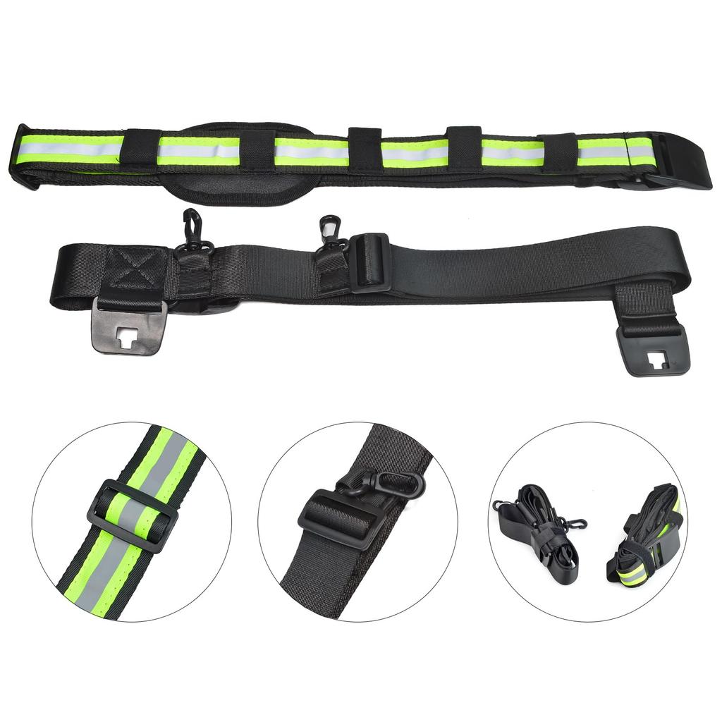 [YNIBST] Multifunctional Radio Compatible Belt, NeckShoulder Radio Holder with Car Microphone Hanger, Reflective Material, Easy To Wear, Adjustable