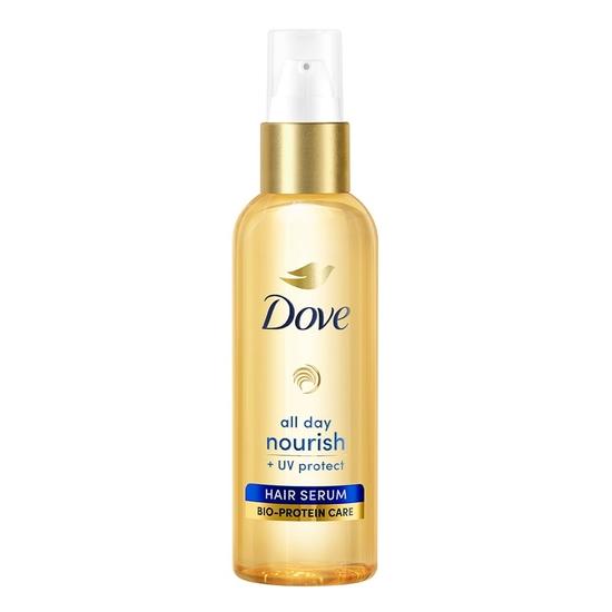 

Dove All Day Nourish + UV Protect Сыворотка для волос для всех типов волос с уходом Bio Protein 48 мл