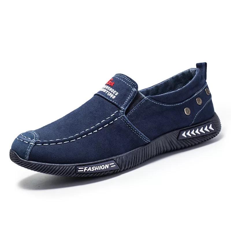 Scarpe da Ginnastica da Uomo 2025 Antiscivolo Suola Morbida Casual Maschili Lavoro in Denim Traspiranti Taglia 39-44 Sneaker alla Moda