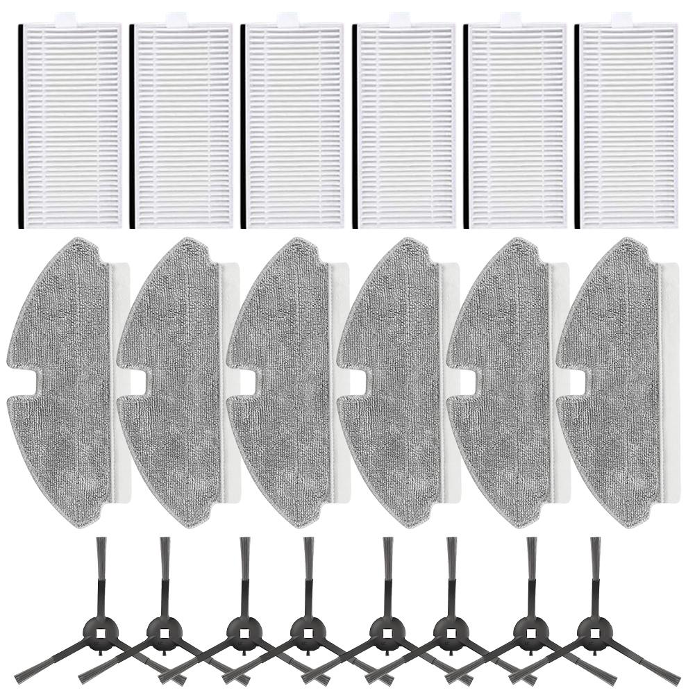 1 Set For M1 / For Trouver M1 Mop Cloths Side Brushes Kit Vacuum Cleaner Accessories Household Cleaning Spare To Replace