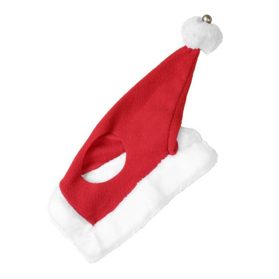 

Christmas Horse Hat Universal Winter Thick Warm Red Velvet Santa Hat Xmas Horse Decoration Costume Accessories Party Supplies