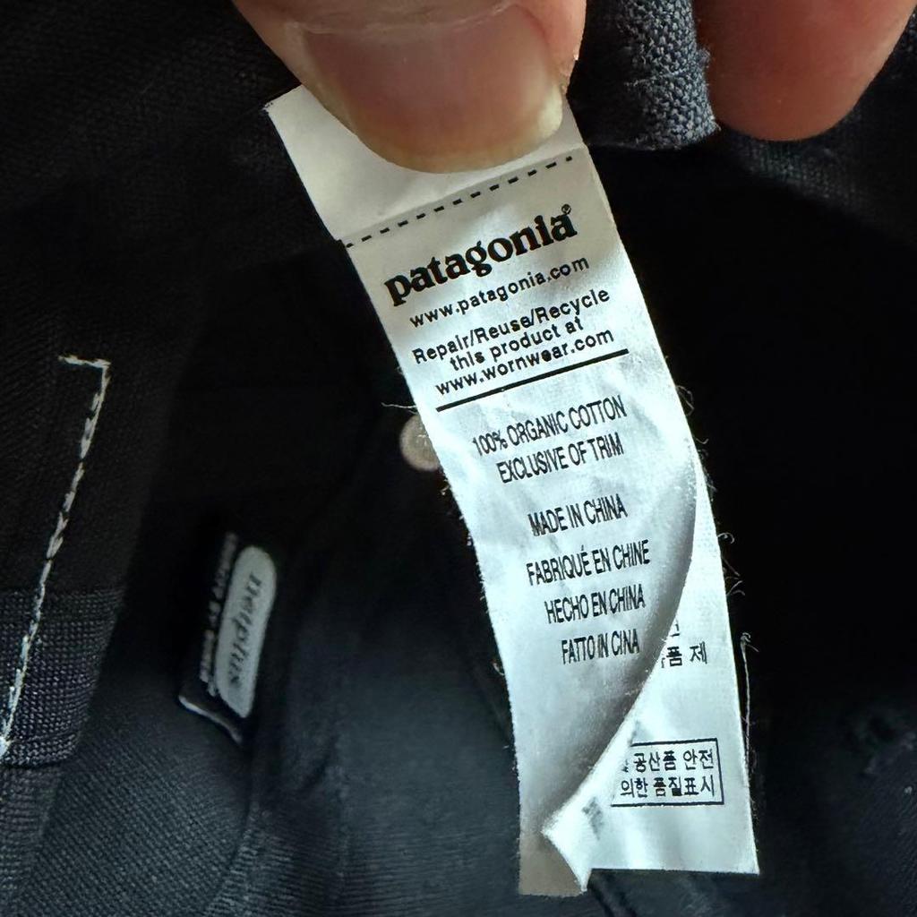 Used Patagonia Patagonia P-6 Label Trad Cap Black