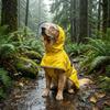 Breathable Dog Rain Cloak Reflective Waterproof Pet Clothes Pet Waterproof Cloak  Outdoor