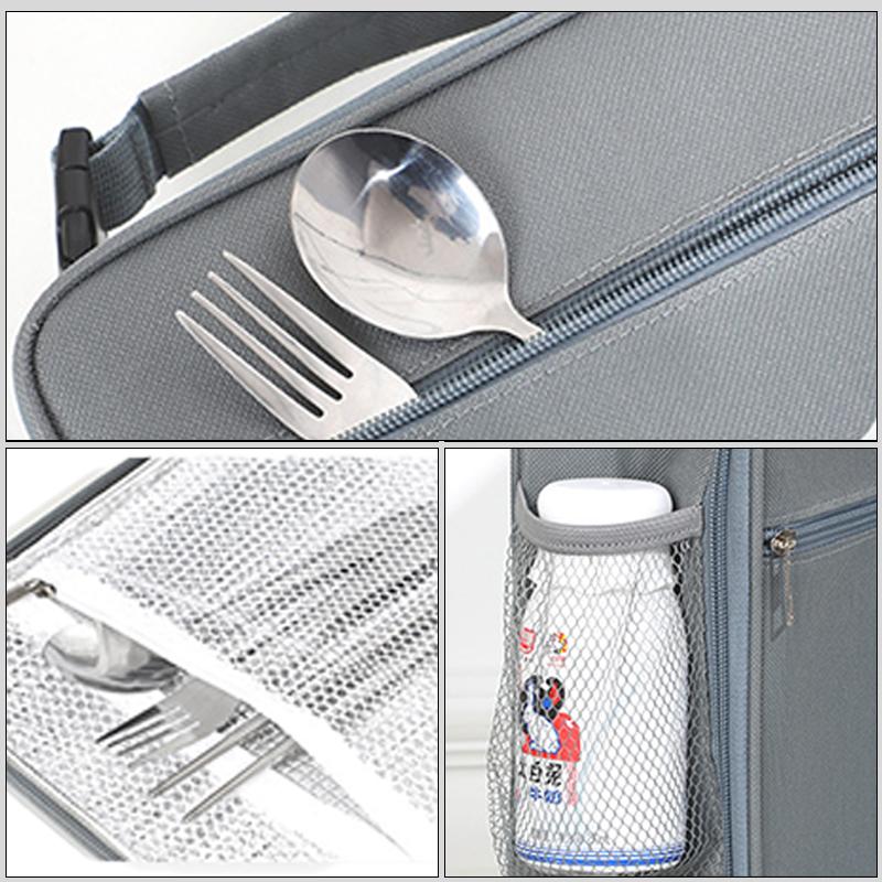 YNEPB1 Car Insulated Lunch Bag Ice Pack Food Container Food Picnic Bags For VW T5 GTI R Line Polo Golf 5 6 Passat Scirocco