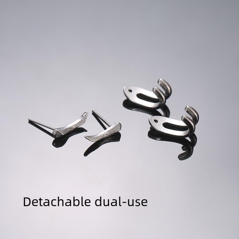 Beard Personality Men's Trendy Hip-Hop Earrings 2024 – Simple, Cool, and Unique