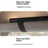 Auto Sun Visors Mounted Vanity Mirror With Distortion Free Reflection And ABS Construction For On The Go Touch Ups