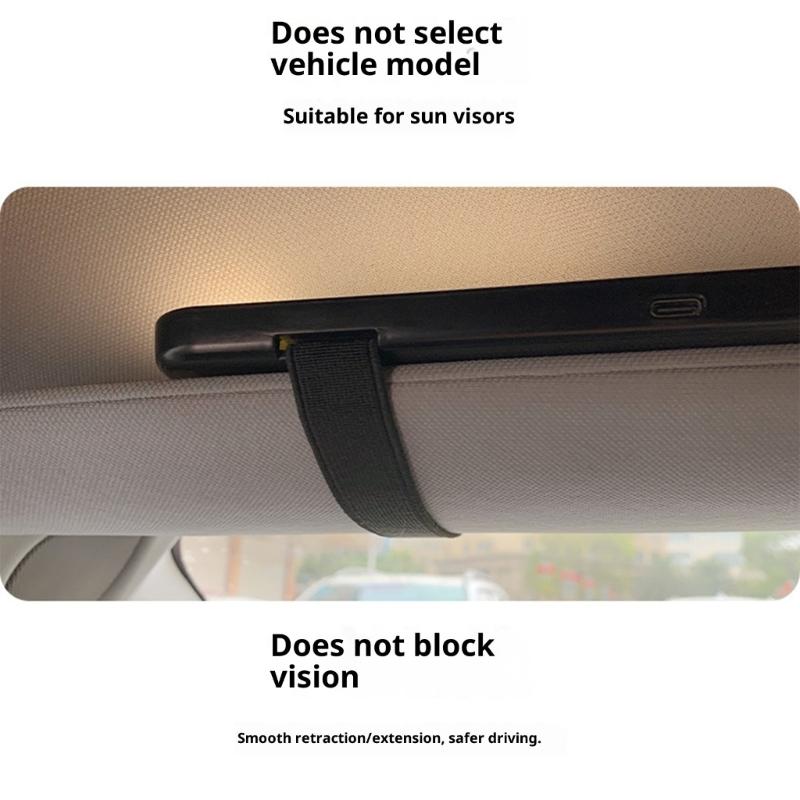 Auto Sun Visors Mounted Vanity Mirror With Distortion Free Reflection And ABS Construction For On The Go Touch Ups