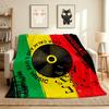 Reggae Music Flannel Blanket Throw Blanket Soft Warm Sofa Bed Camping Car home Decor Unique Christmas Gift C930756