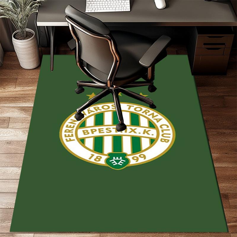 Ferencvaros TC Football Club Rug Game Carpet, Floor Mat for Bedroom Living Room Entryway Rug, Home Decor Idea Gift for Christmas Birthday