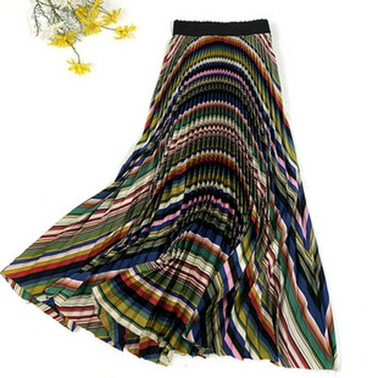 Round Versatile Three-Layer Mesh Pleated Long Skirt for Women - 6-Meter Wide Hem, 2026 Spring/Summer Collection