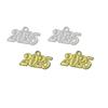 Bulk Pack of 100 Alloy Pendant Accessories Gold/Silver Jewelry Ornament Perfect for Jewelry Designers and Manufacturers