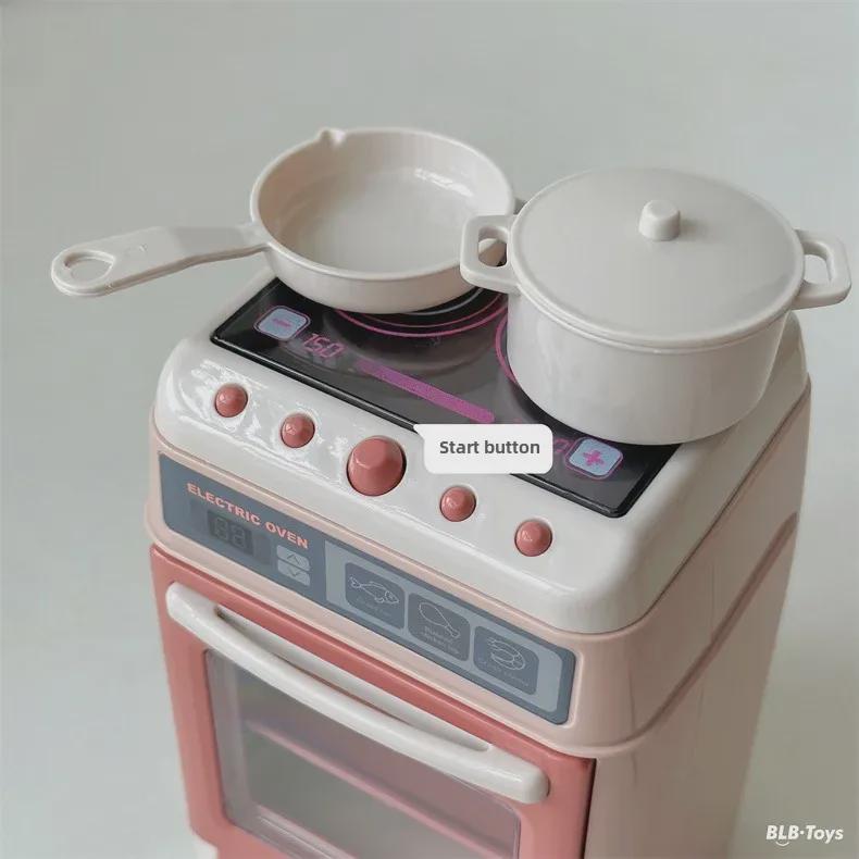 Korean Kids' Play Kitchen Appliances: Simulation Electric Washing Machine, Coffee Maker, Bread Maker, Water Dispenser
