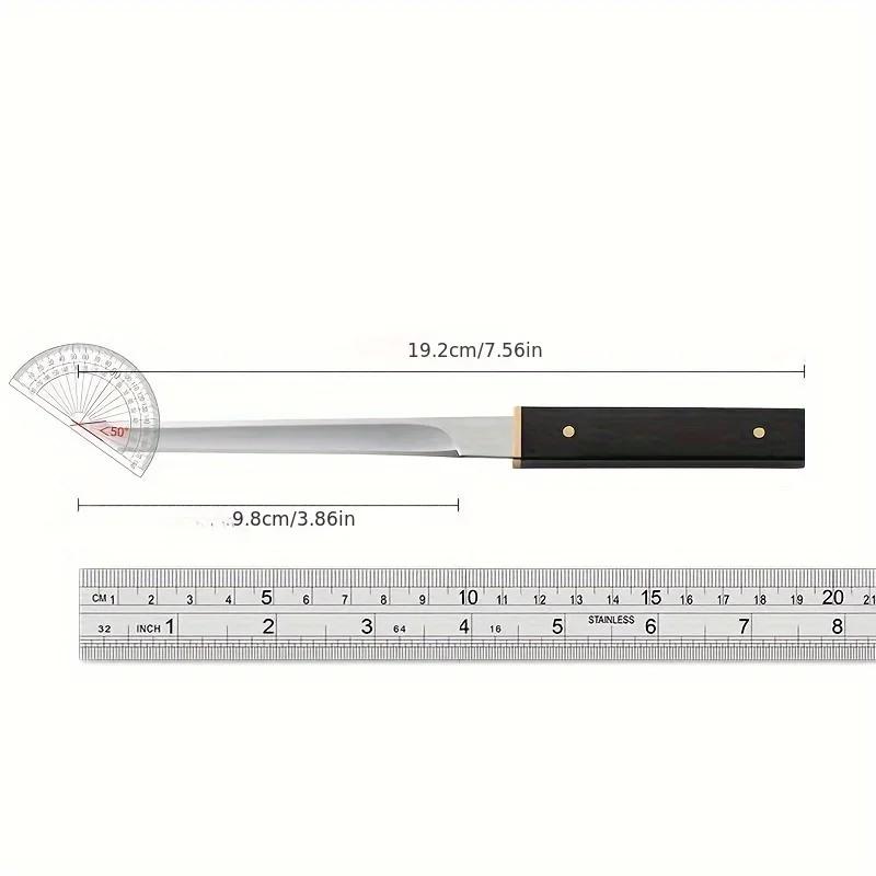 Hohe Härte Obstmesser tragbares Camping-Überlebensmesser Outdoor scharfes Edelstahlmesser