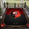 Soft Floor Carpet Stade Rennais FC Pattern Area Rug Decorative Mat For Home Room Decoration