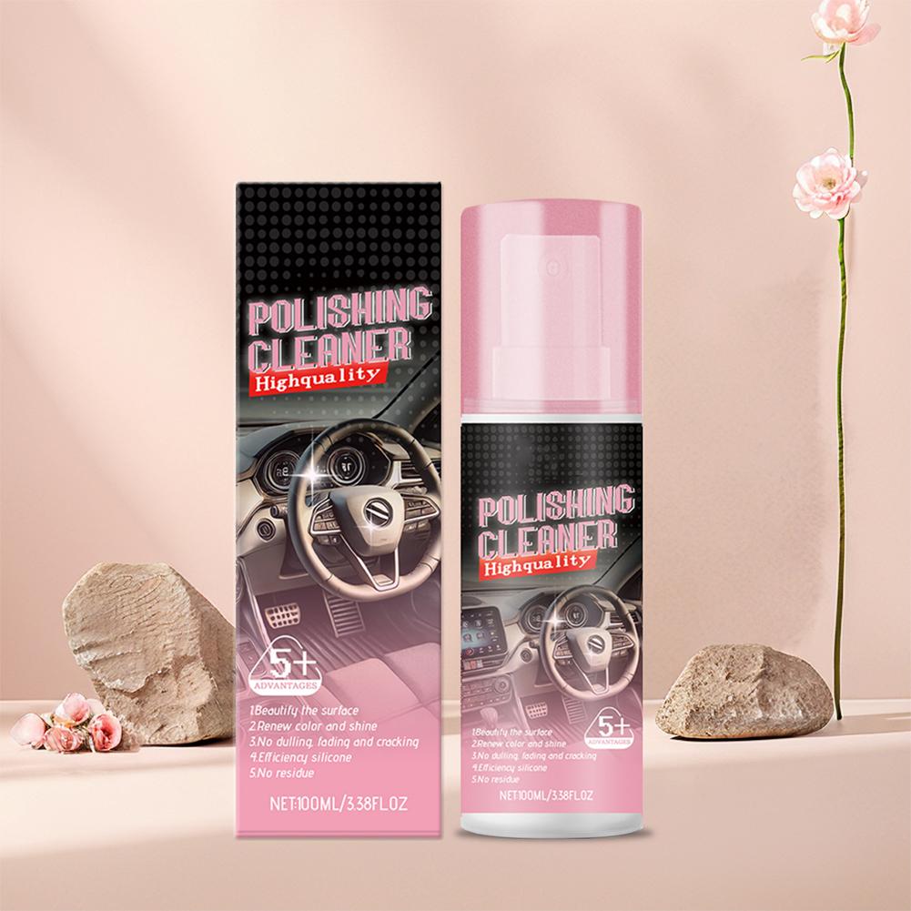 Automotive Interior Polishing Agent Cleaner Decontamination Maintenance Agent Car Plastic Restorer Back To Black Gloss