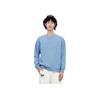 Li-Ning Sports Trend Series Embroidered Letter Pullover Sweatshirt Unisex Tops Soft-Grey Blue AWDS927-1