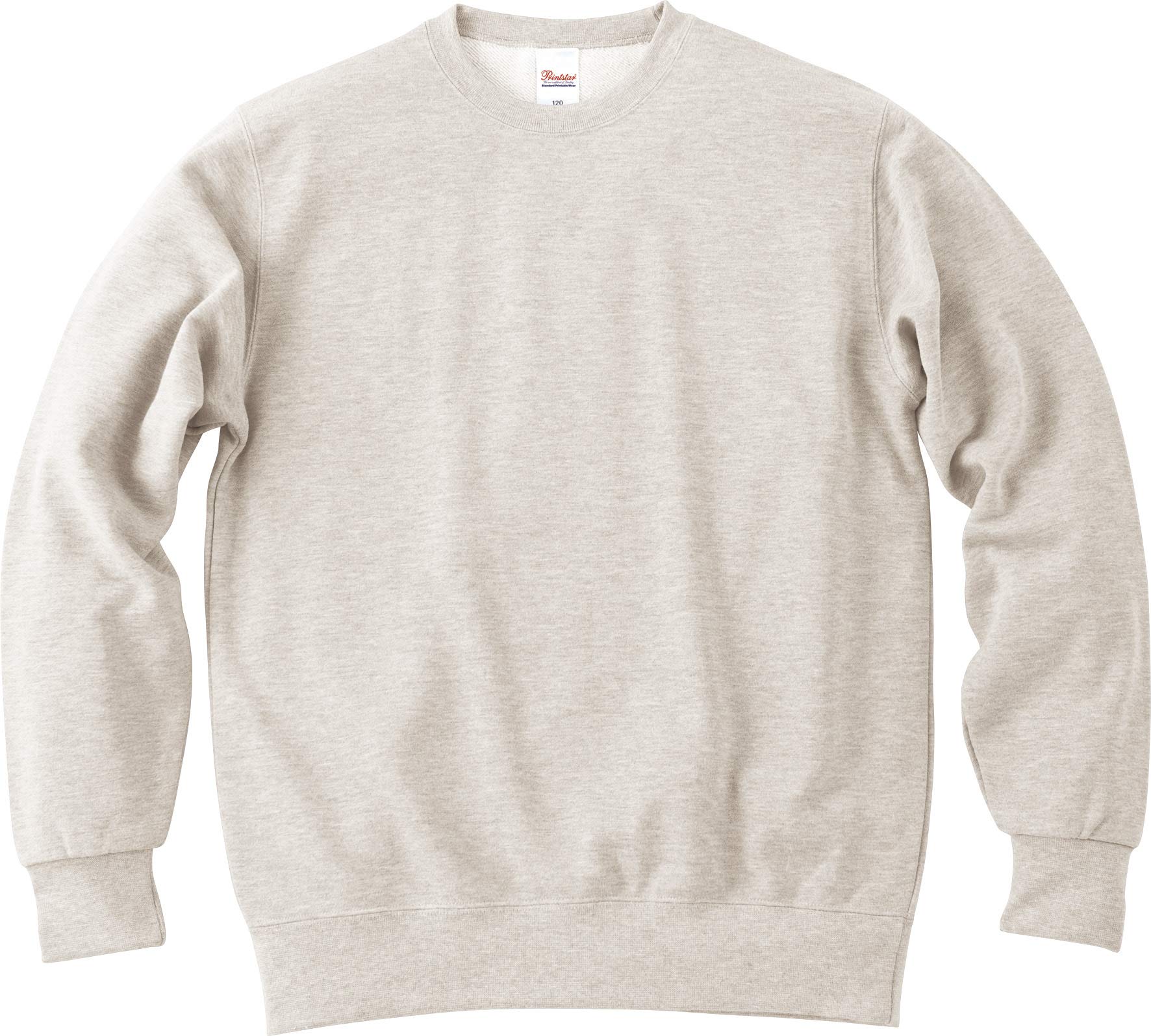 

Printstar oz Fleece Standard Size XL Size XL to Japanese size 9.7 Sweatshirt, Men s Oatmeal, (00183-NSC), (equivalent XL)