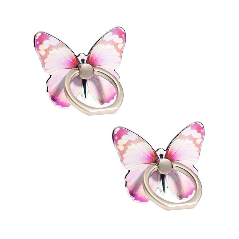 2/5pcs Beautiful Butterfly Phone Holder Suitable Mobile Phone Ring Holder Phone Accessories Stand