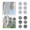 6 Pack Replacement Pads for Window Cleaning Robot, Round Vacuum Cleaner Cloth