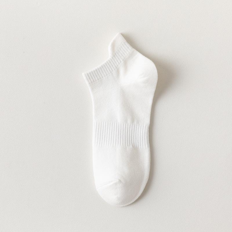 Plus Size Women's No-Show Boat Socks - Breathable Mesh, Solid Colors, Extra Wide, Summer Thin Ankle Socks