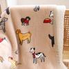 Nordic Double-Layer Fleece Blanket Thick Warm Winter Coral Velvet Throw Sofa Bed Nap