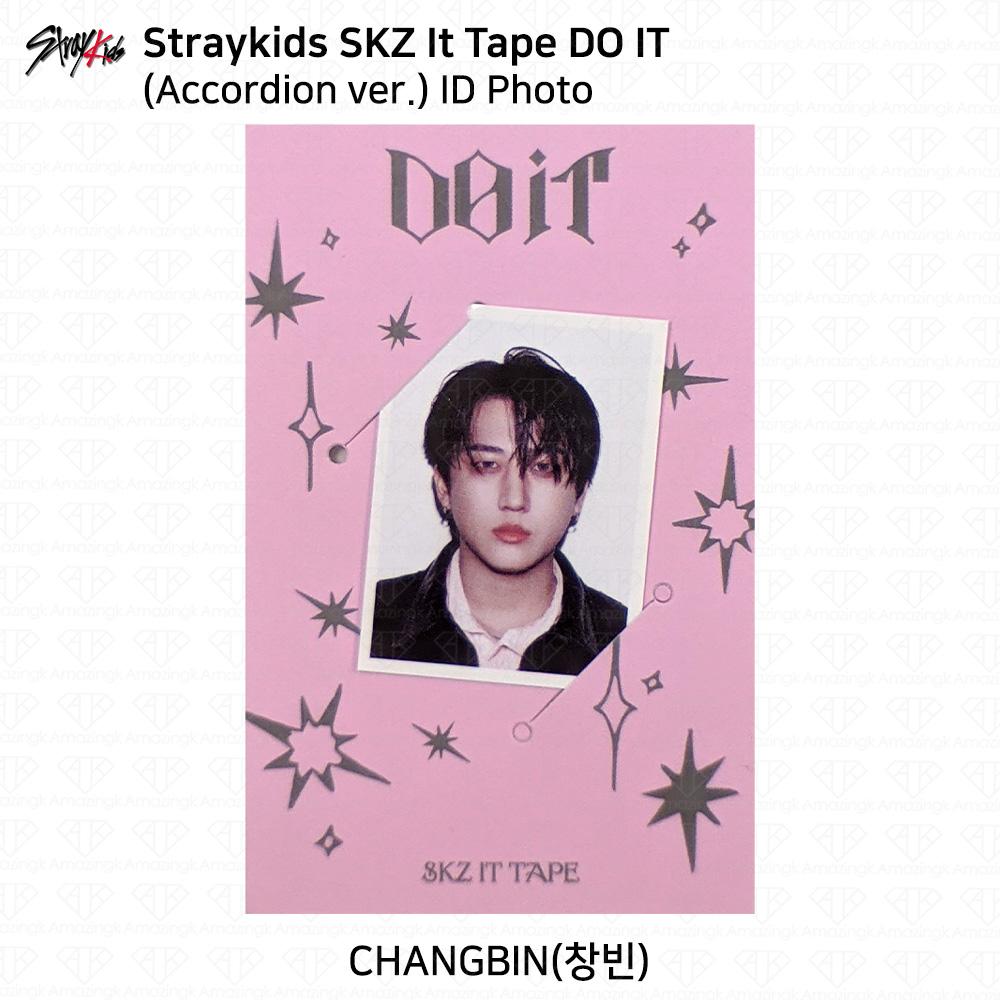 

Stray Kids SKZ It Tape DO IT Аккордеон вер.. Официальная фотокарта Changbin ID Photo
